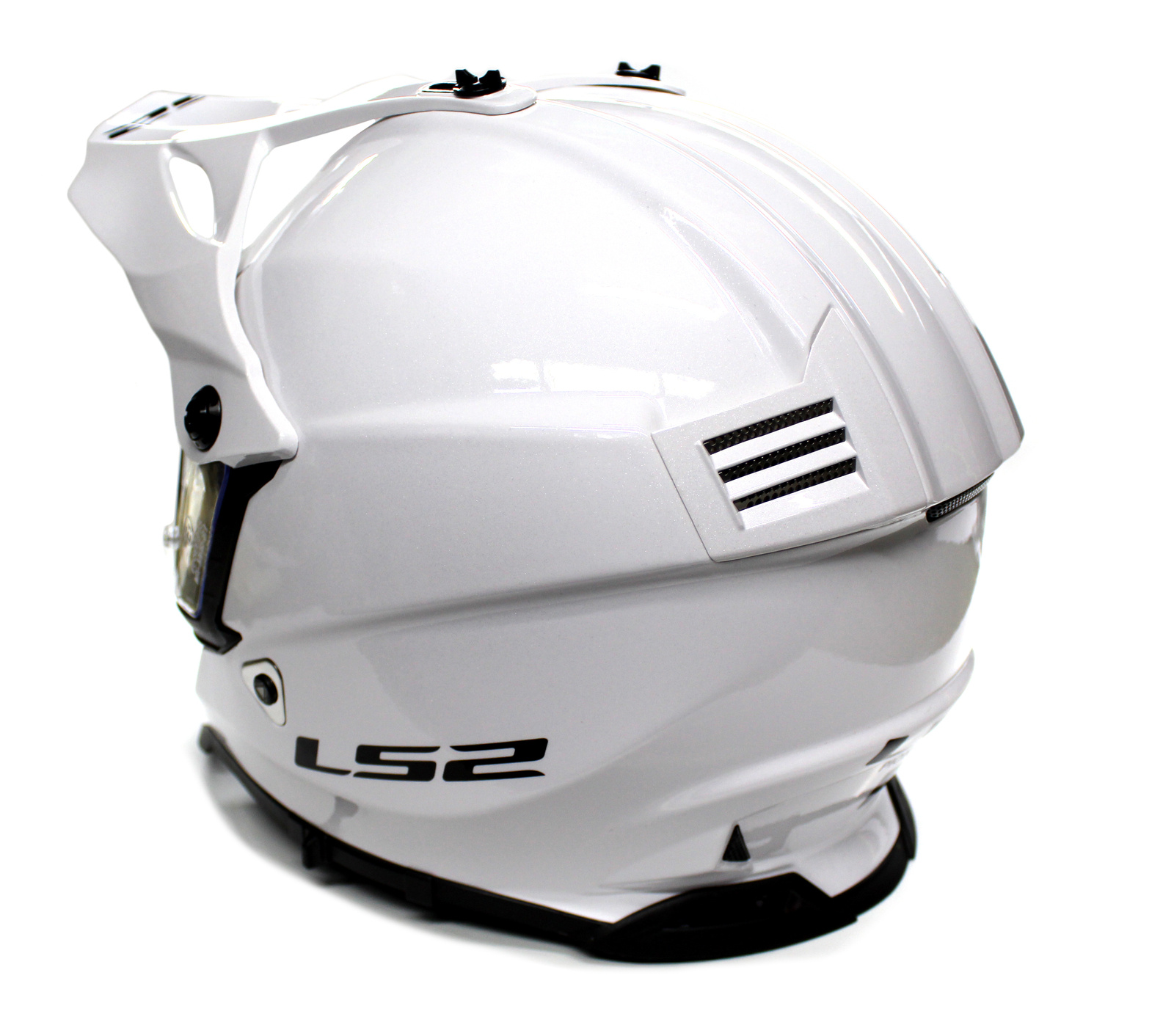 Kask LS2 MX436 Pioneer Evo Solid White - wizjer