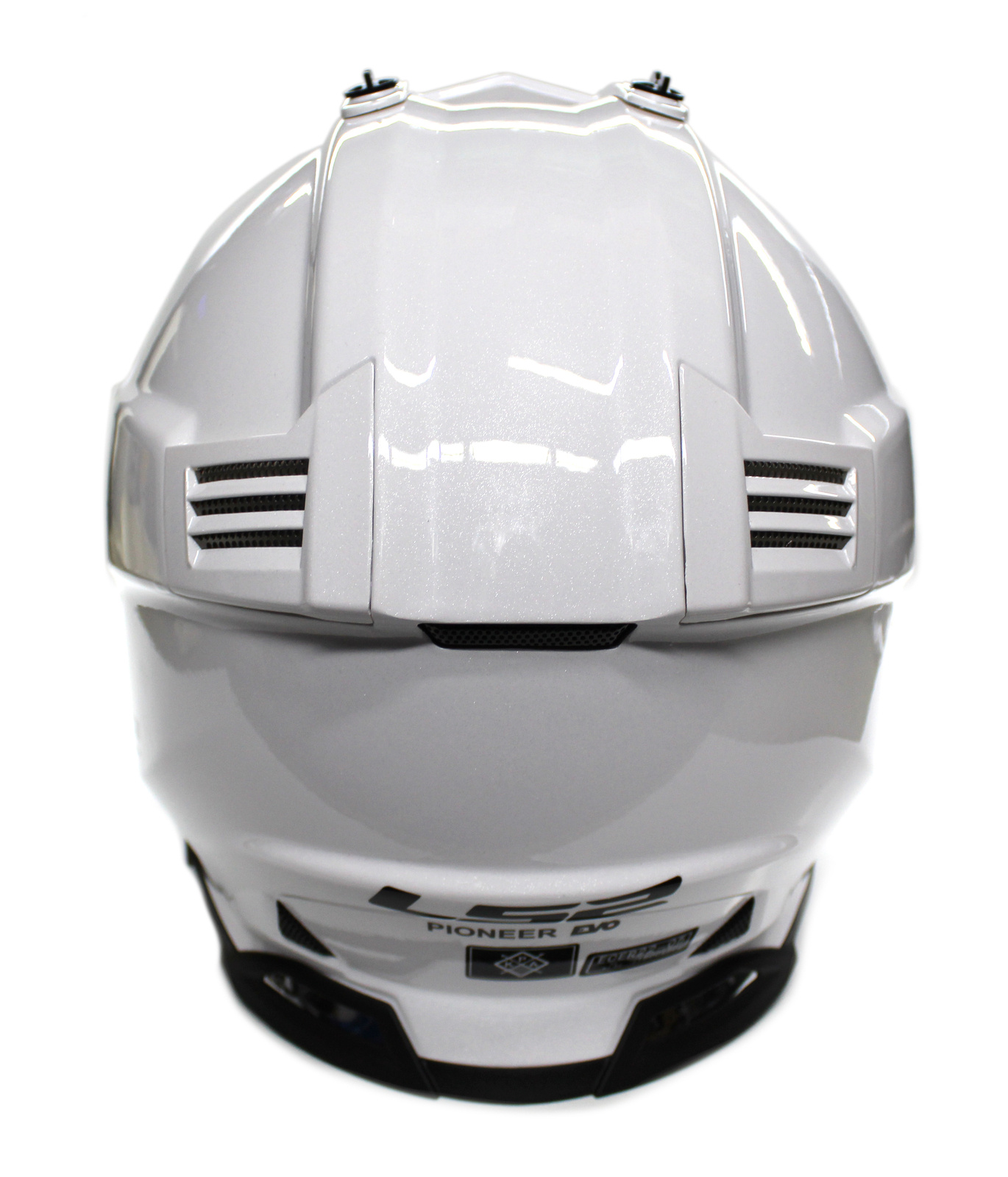 Kask LS2 MX436 Pioneer Evo Solid White - gratisy