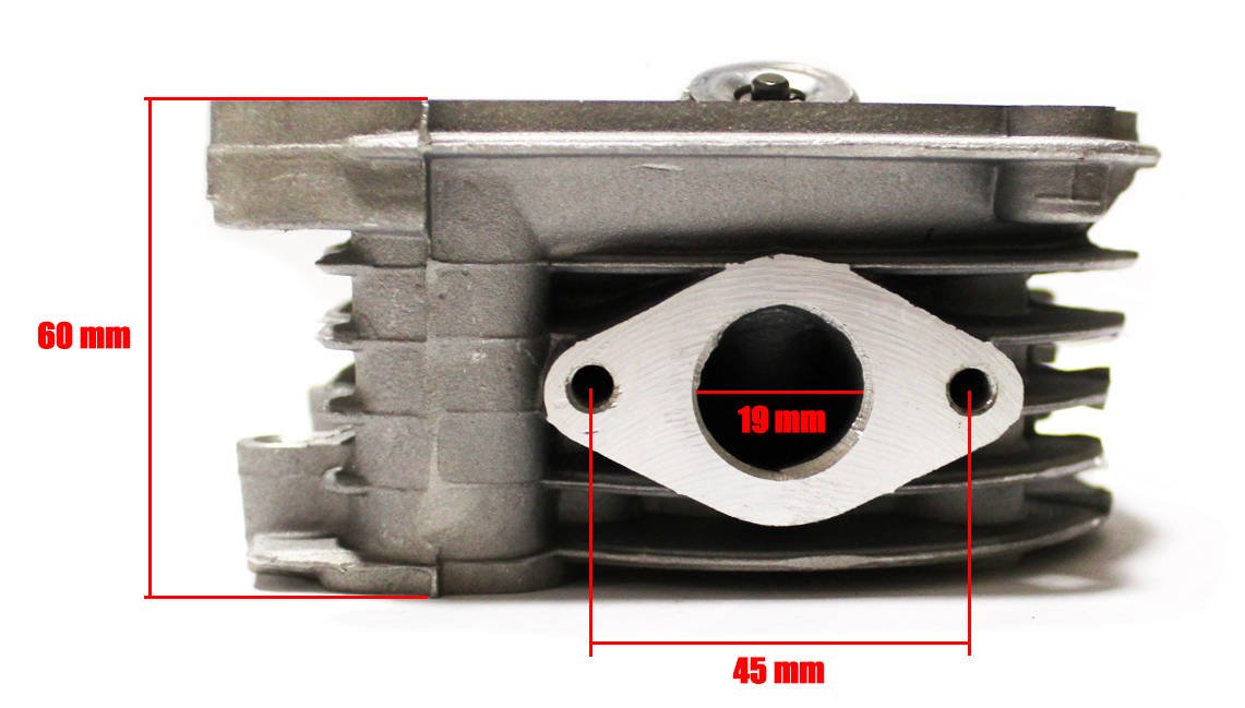 Głowica aluminiowa do skuterów 4T