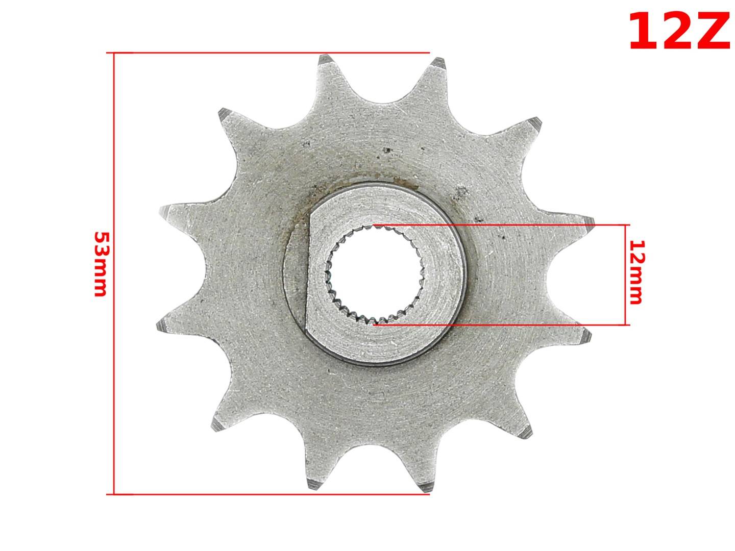 Zębatka Zdawcza Przód 2 Biegi 12z - ROY10294