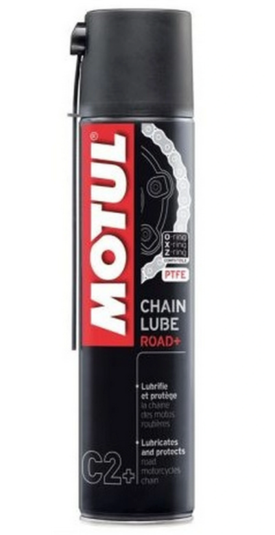 Smar do łańcucha MOTUL ROAD+ C2+ - Biały, 400 ml