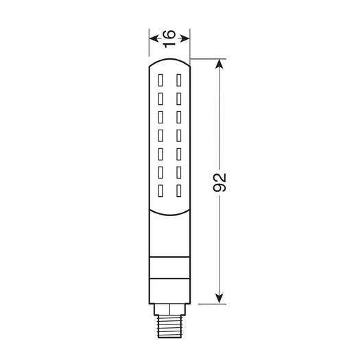 Kierunkowskaz + pozycja 2w1 12v LED