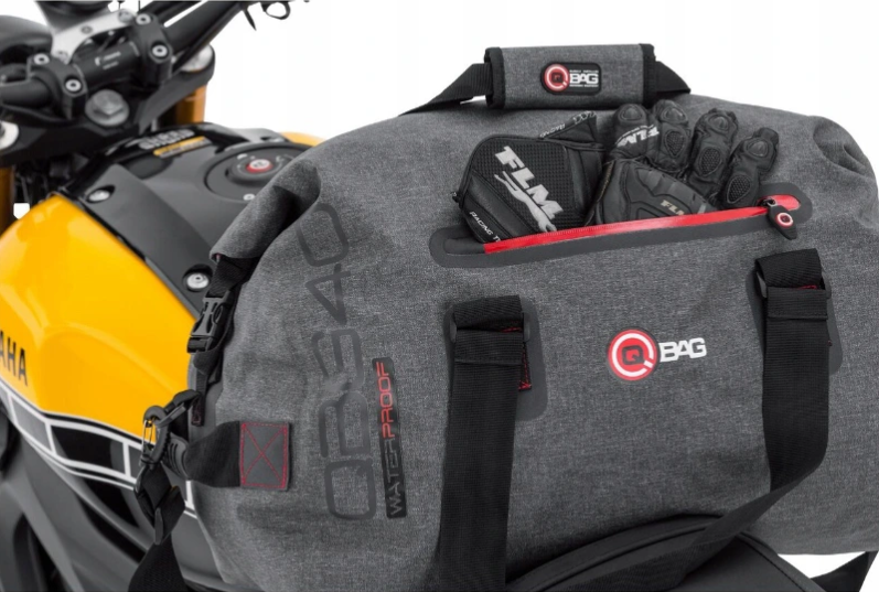 Torba motocyklowa Qbag szara 60L