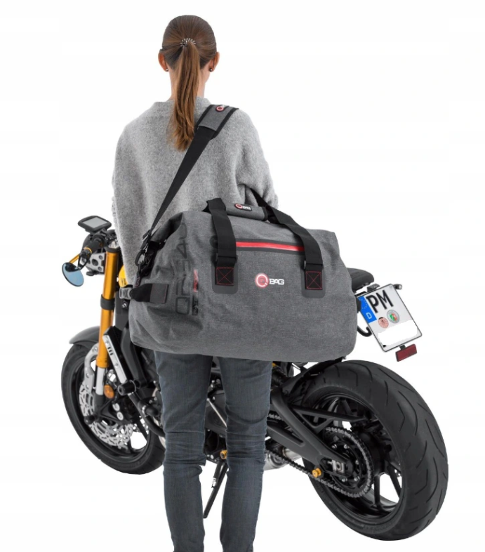 Torba motocyklowa Qbag szara 60L