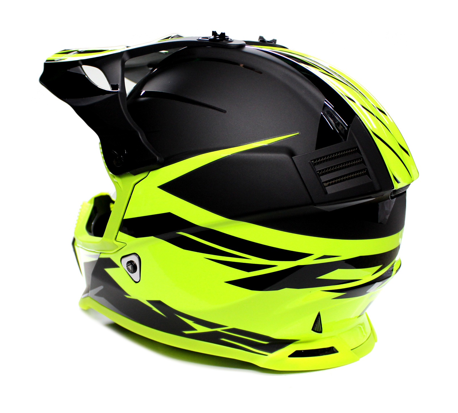 Dopasowanie kasku LS2 MX437 Fast Evo Roar Black HV Yellow