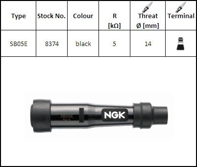 Fajka świecy NGK SB05E / 8374