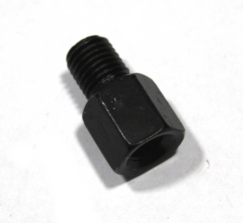 Adapter lusterka czarny - m8 prawy gwint (wew), m10 prawy gwint (zew)