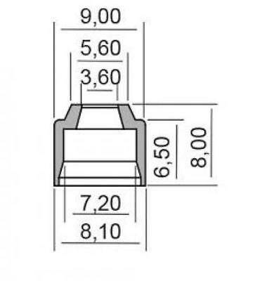 Uszczelniacz zaworowy RMS - 100669320