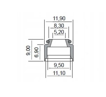 Uszczelniacz zaworowy RMS - 100669200