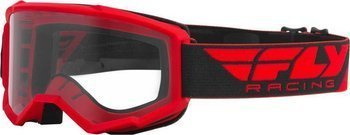 Gogle Fly racing Focus czerwone / clear szybka, motocross / quad