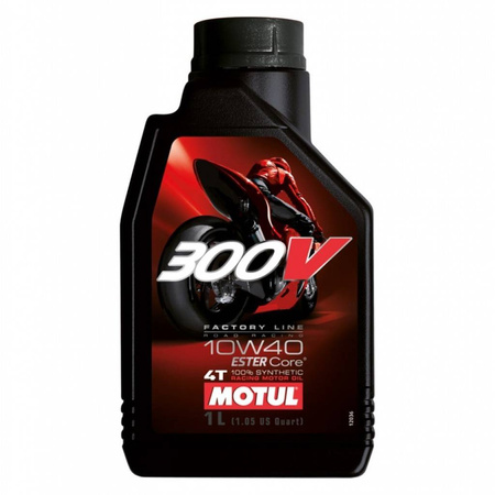 Olej silnikowy (motocykle, cross, quad) MOTUL 300V 10W40 1L (syntetyczny) 4T