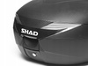 SHAD sh39 Kufer centralny Na Kask + Płyta Czarny