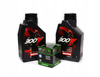 Olej motul 300V 2l 10w40 (syntetyczny) 4t + Filtr Oleju HF207