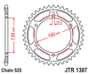 Zębatka tył (525) JT - cbr 600 rr / cbr 600 f / f4 - JTR1307-41