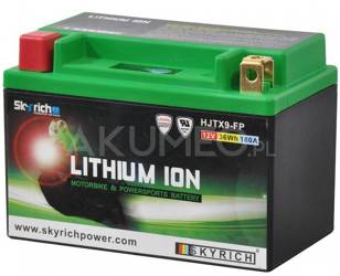 Akumulator litowo jonowy ELECTHIUM 3 Ah 12 V 180A - HJTX9LFP / odpowiednik ytx9