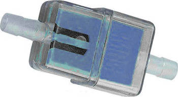 Filtr paliwa uniwersalny, kwadratowy - fi 6 mm - niebieski - 97L1191