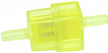 Filtr paliwa uniwersalny, kwadratowy - fi 6 mm - żółty - 97L1194