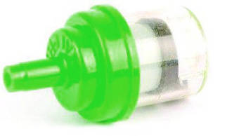 Filtr paliwa uniwersalny, okrągły - fi 6 mm - zielony - 97L1197
