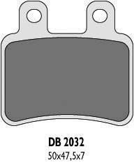 Klocki hamulcowe DELTA tył - DT / XT 125 / XLIMIT - DB2032MX-D