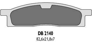 Klocki hamulcowe przód DELTA - yz 80 / 85 - DB2140MX-D