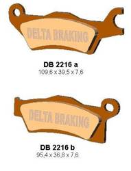 Klocki hamulcowe przód lewe DELTA - can-am renegade / outlander 500-1000 (12-19) - DB2216OR-D