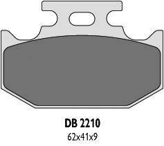 Klocki hamulcowe tył DELTA DB2210MX-D
