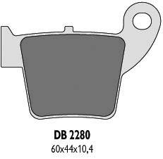 Klocki hamulcowe tył DELTA cr / crf 125 / 150 / 250 / 450 - DB2280OR-D