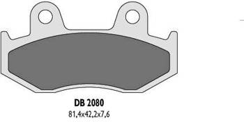 Klocki hamulcowe tył DELTA - yfz 450 / r (06-14) - DB2080OR-D