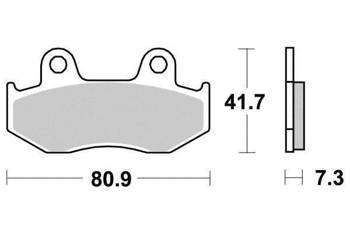 Klocki hamulcowe tył KYOTO - yfz 450 - DB2080K / S1115