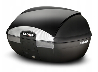 Kufer SHAD SH45, 45L czarny, odblask, teczka, szybki demontaż - D0B45100