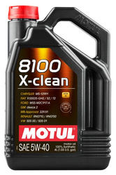 MOTUL OLEJ MOTUL 5W40 4L 8100 X-CLEAN C3 / SN / LL04 / RN0710 / 505.00 505.