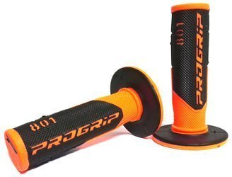 Manetki PROGRIP 801 (dwuskładnikowe) dl 115 mm cross / enduro pomarańczowy fluo/czarny - PG801ORFB