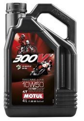 Olej silnikowy (motocykle, cross, quad) MOTUL 300V 10W50 4L (syntetyczny) 4T