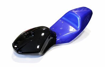 Plastik, błotnik, osłona centralny (zbiornik + zadupek) mini bike pocket niebieski-czarny ROY24754