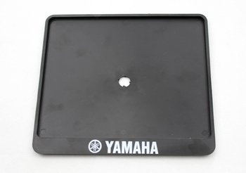 Ramka na tablice rejestracyjną, czarna, z logo yamaha - TABLICAY