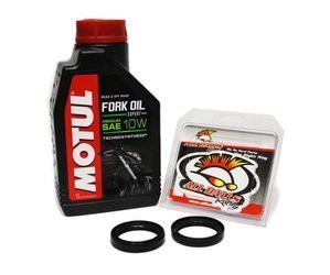 Uszczelniacze lag All Balls 45x58x11 mm (57-075) + olej do lag Motul Fork Oil Expert 10W