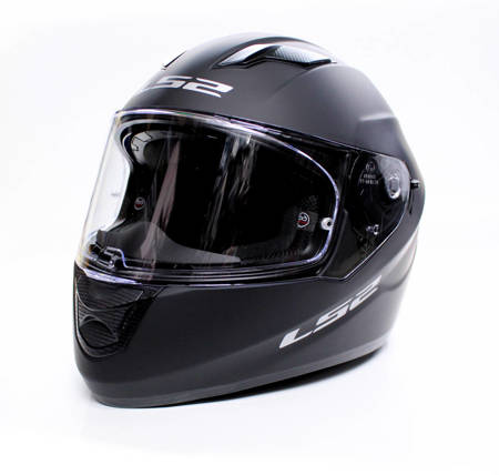 Kask motocyklowy LS2 FF320 Solid Black Matt + Gratisy !