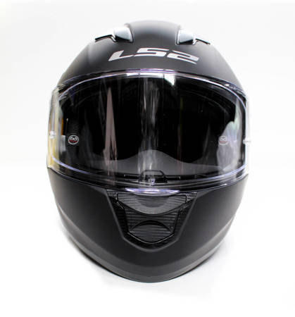 Kask motocyklowy LS2 FF320 Solid Black Matt + Gratisy !