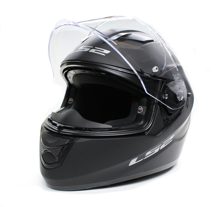 Kask motocyklowy LS2 FF320 Solid Black Matt + Gratisy !