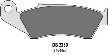 Klocki hamulcowe przód DELTA - crf/ kxf/ rmz/ yzf/ wrf 250 /450 / rr/ xr/ xl 650/ 700 - DB2230OR-D