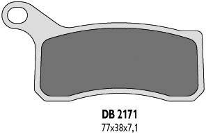 Klocki hamulcowe przód DELTA - ktm sx / xc 450 / 505 / 525 - DB2171OR-D