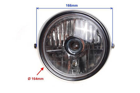 Lampa przód, hom E4, BA20D 35W, BA9S 12v, Suzuki Gn 125 - SGN2401B