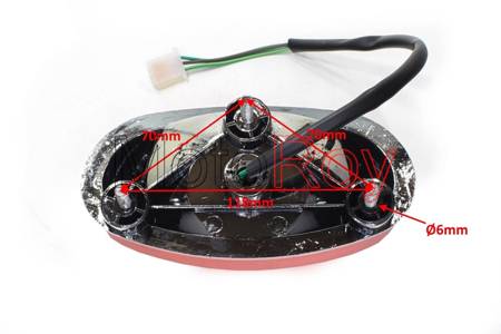 Lampa tył atv / quad 200 / 250 bashan / shineray / loncin / kingway