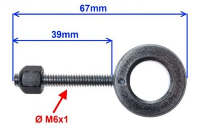 Napinacz / naciąg łańcucha M6 Derbi senda / gpr 50, rcr, smt - DSE6008