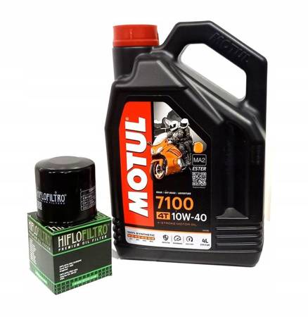 Ol.motul 7100 4l 10w40 (syntetyczny) + HF140 filtr oleju