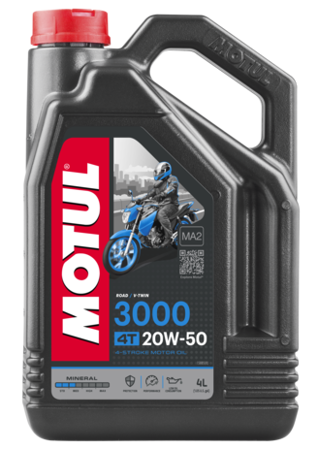 Olej silnikowy MOTUL 3000 20W50 4L (mineralny) 4T