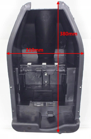 Plastik / wkład akumulatora quad puszka pudełko  / atv Bashan 150 / 200 / 250 NOWA