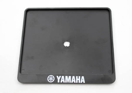 Ramka na tablice rejestracyjną, czarna, z logo yamaha - TABLICAY