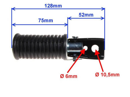 Stopki / Podnóżki pasażera Suzuki gn 125 - SGN5031