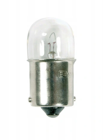 Żarówka 12v 5W R5W BA15s, biała, homologacja E4 - 58072